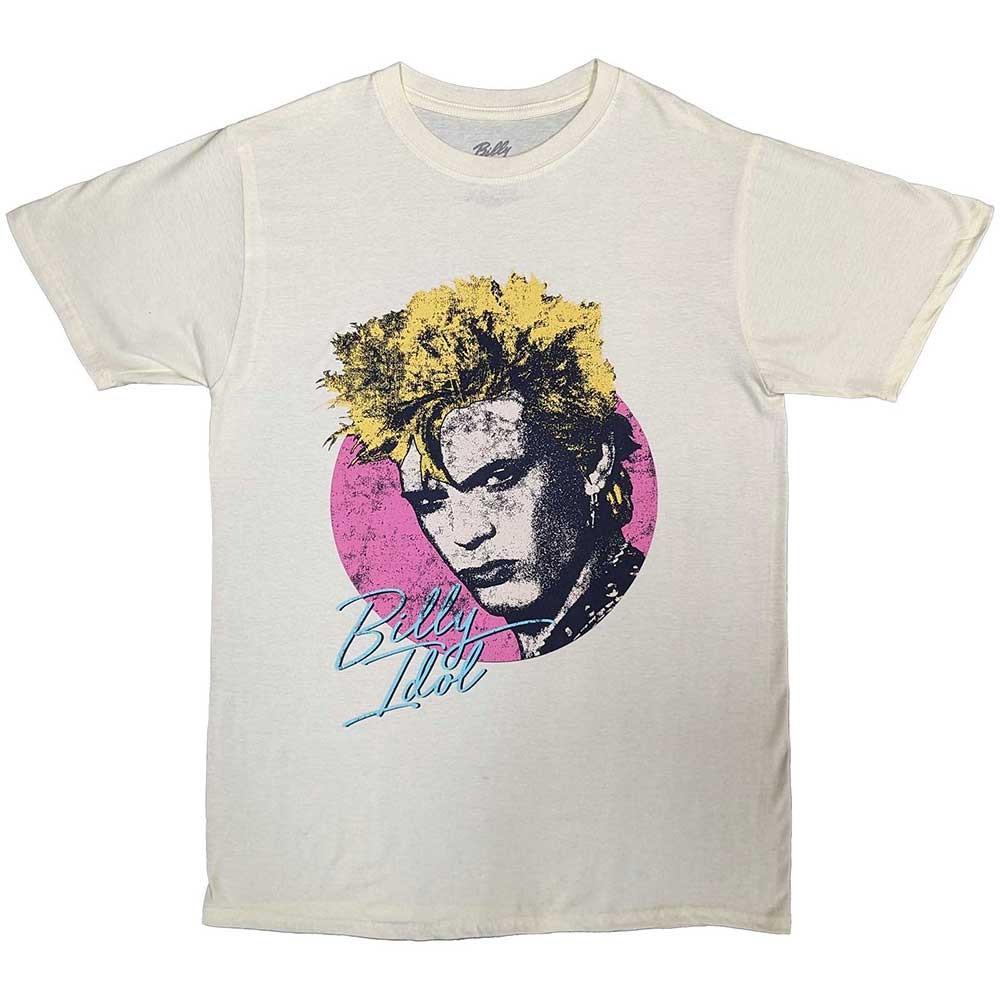 

Billy Idol Circle Illustration Licensed TShirt Men#039;s Unisex T-Shirt XXXL