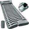 Inflatable Lightweight Camping Mat - Single Person, Moisture-Proof, Portable & Thickened for Outdoor Use