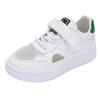 Children's casual mesh shoes 2025 spring new popular breathable single mesh shoes low-top sports little white shoes boys shoes