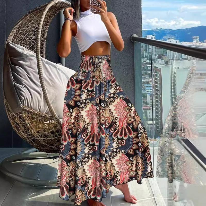 Wunsch Sommer Mode Hohe Taille Skinny Bedruckter Damenrock Damen