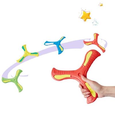 Outdoor Vacation Sports Stress Relief Toy Children Soft Boomerangs Toy Outdoor Parent-Child Interactive Game Enduring