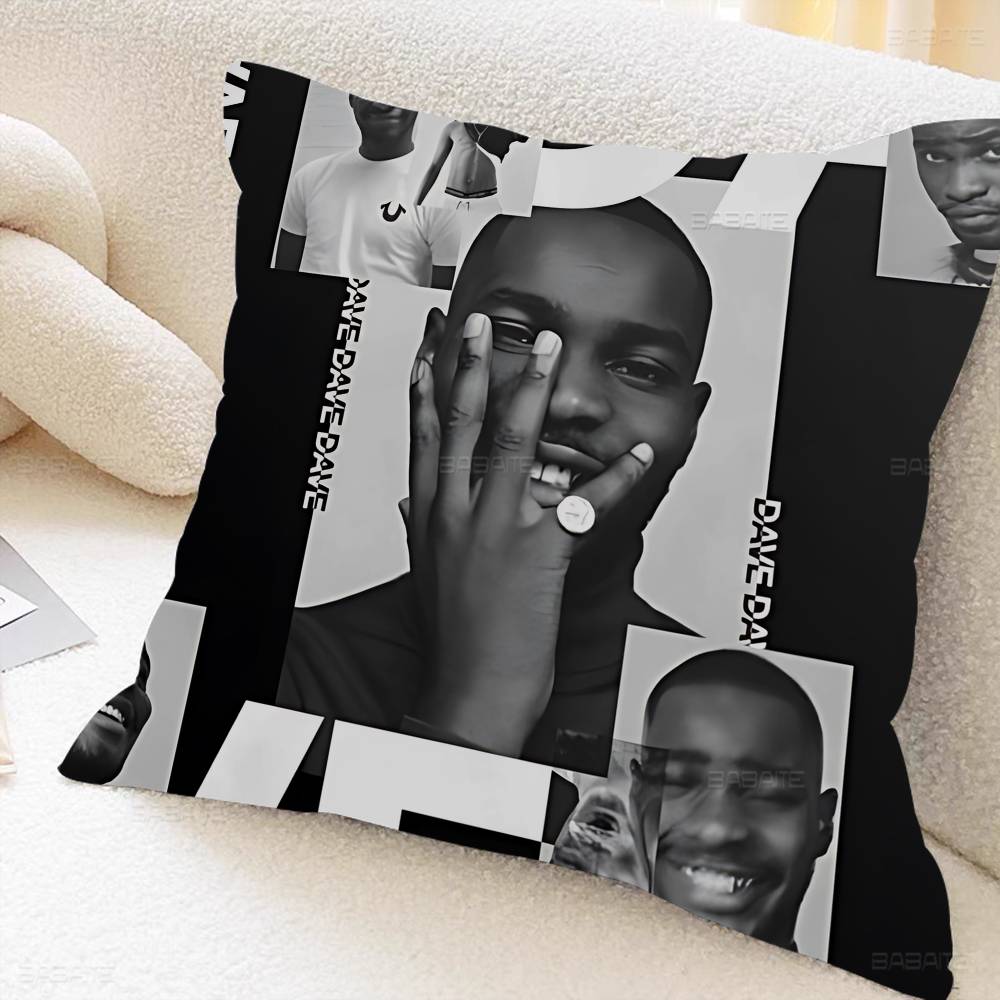 Pop Hip Hop Rapper Dave Pillow Gift Home Office Decoration Bedroom Sofa Car Cushion Cover Case 45x45