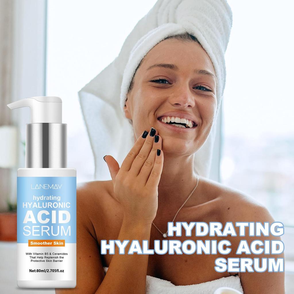 Hydrating Hyaluronic Acid Serum - Protects Cracked & Rough Skin, Regulate Skin Water & Oil Imbalance
