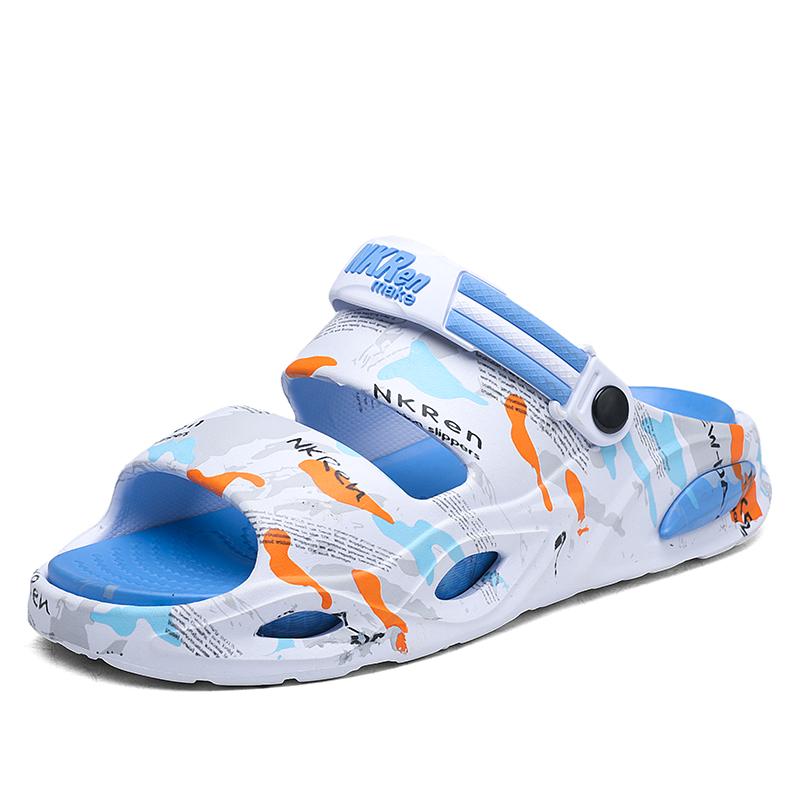 Herren- und Damen-Sandalen neue große Größe EVA Plateau-Slipper Herren Casual Sport Paare Punk-Sandalen Strandschuhe Slides