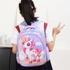 Children'S School Bag Cartoon Pony Print Boys And Girls Backpack 3--6 Years Old Kindergarten Small Class Eggshell Backpack