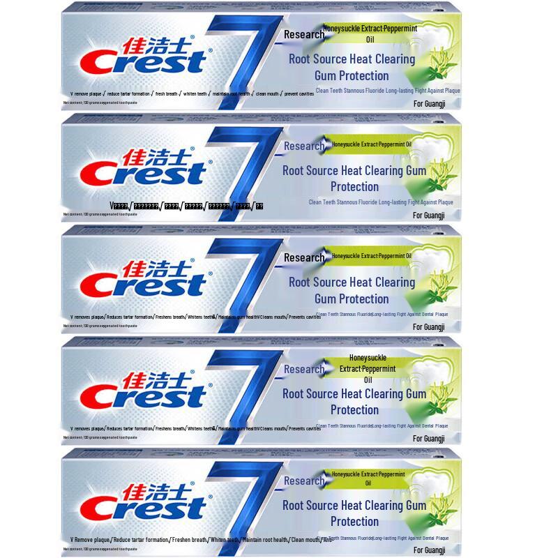 Crest Gum Health & Fresh Breath Toothpaste 5-Pack