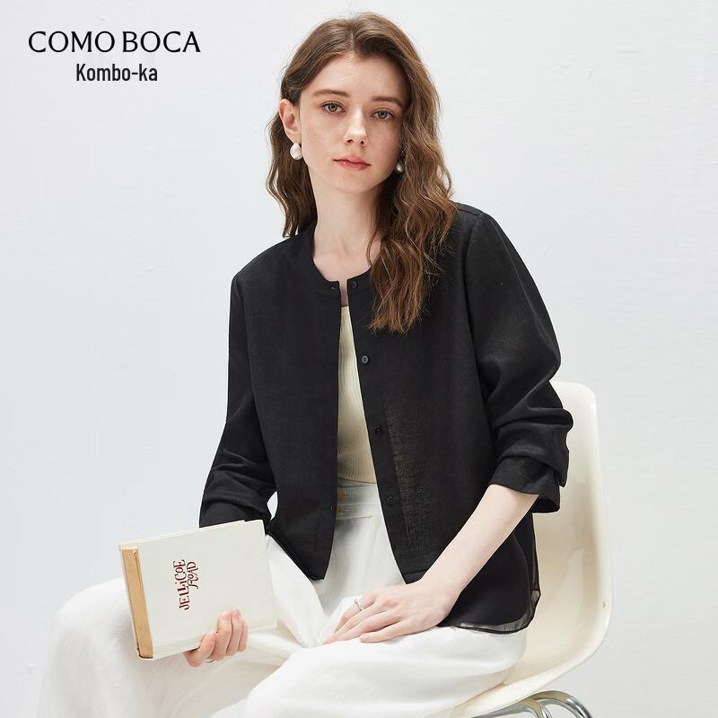 

Women s Lyocell Tencel Organza Long Sleeve Jacket S