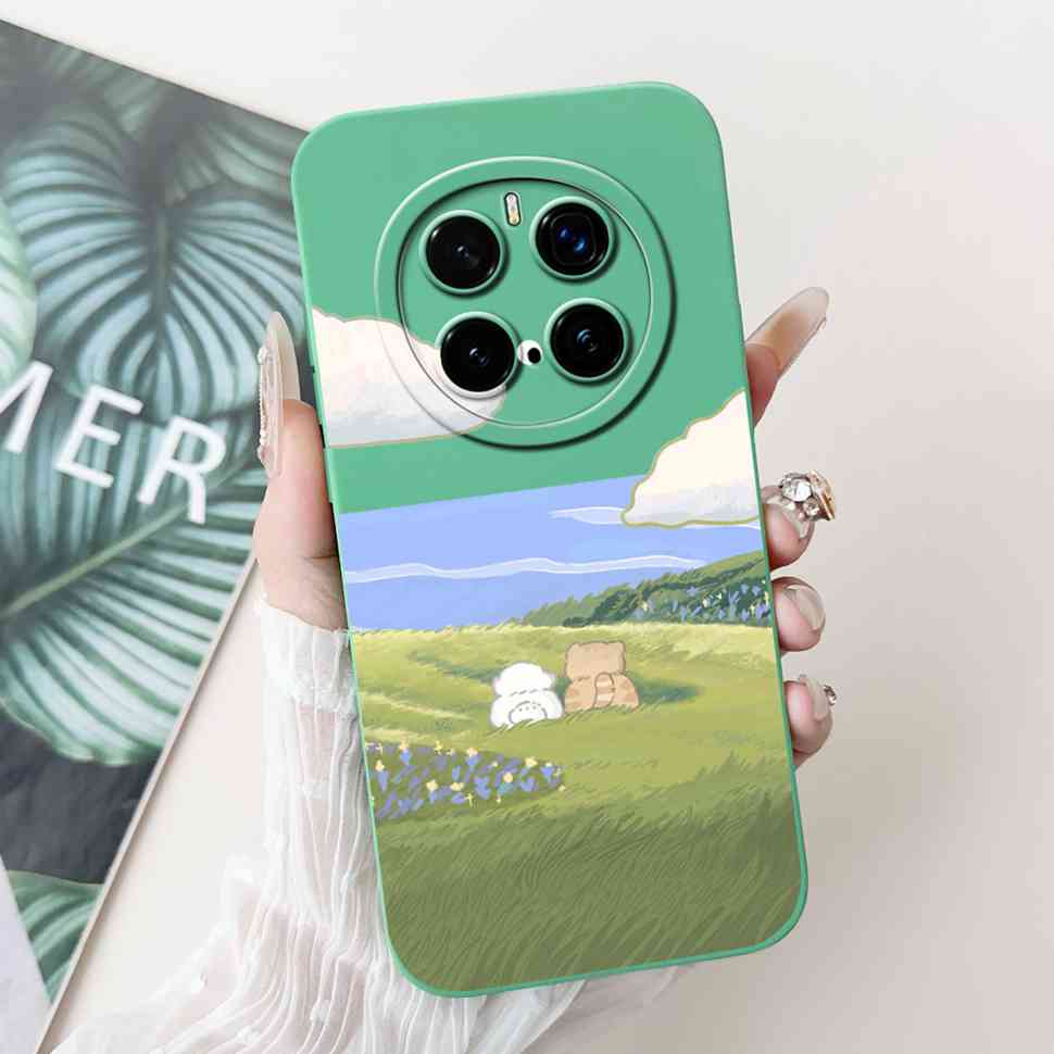 For Honor Magic7 Pro Case PTP-N49 Luxury Painted Cover Soft Silicone Phone Case For Honor Magic7 Magic 7 Pro Cover Funda Housing