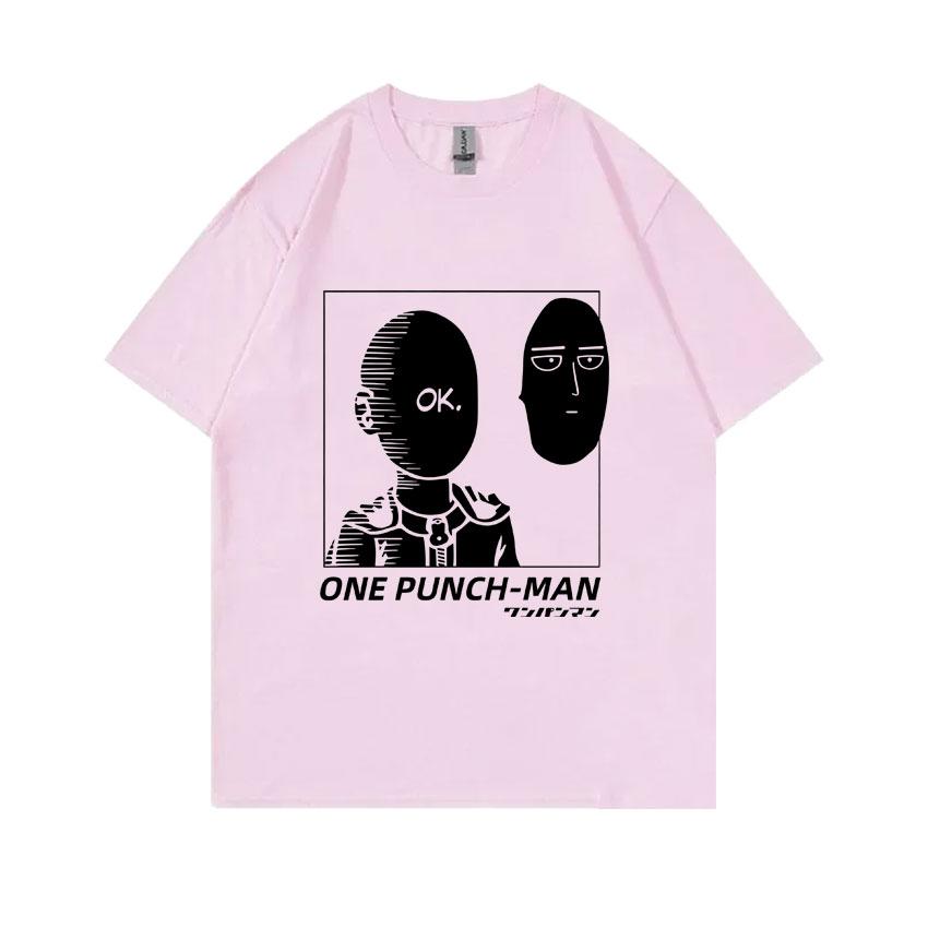 Anime One Punch Unisex Graphic Tshirt Saitama Egg Funny Tshirt Unisex Women Casual Oversized Streetwear Unisex Cartoon Unisexga T Shirts