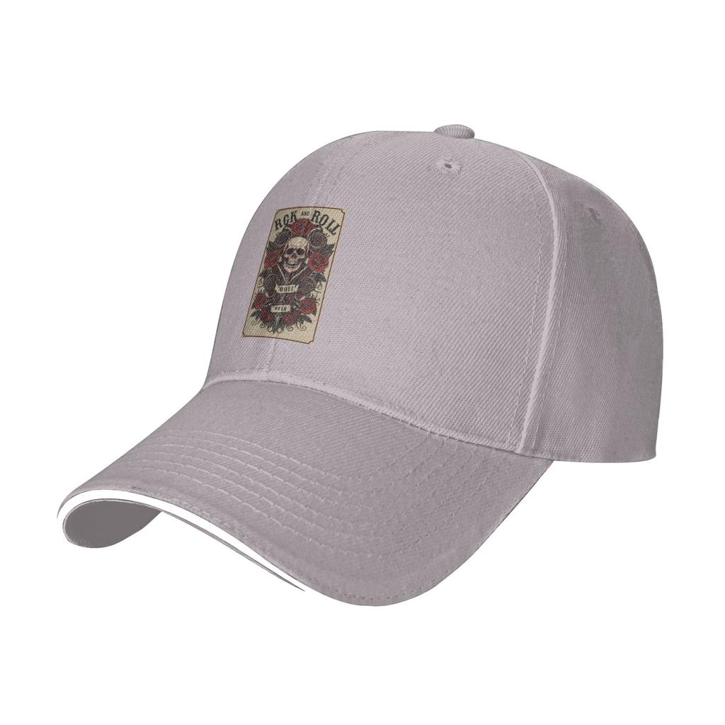 Crazy Rock Skull Rose Cap Casual Baseball Caps Adjustable Hat Hip Hop Summer Unisex Baseball Hats Customizable