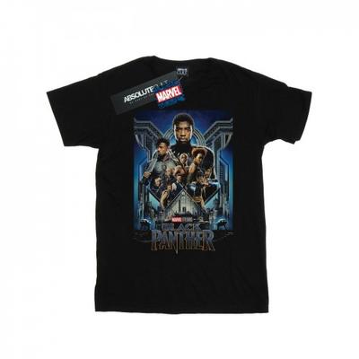 Marvel Studios Boys Black Panther Poster T-Shirt