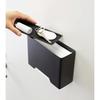 Yamazaki Magnet Mask Holder Black, Tower Mask Case Box Type, 4359, Approx. W19 X D6.5 X H13.5cm