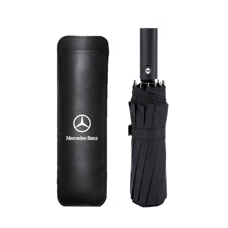 Naklejka na samochód Składany parasol samochodowy W pełni automatyczne parasole Anti-UV Do Mercedes Benz AMG W204 W205 W203 W211 W212 W213 W201 W210