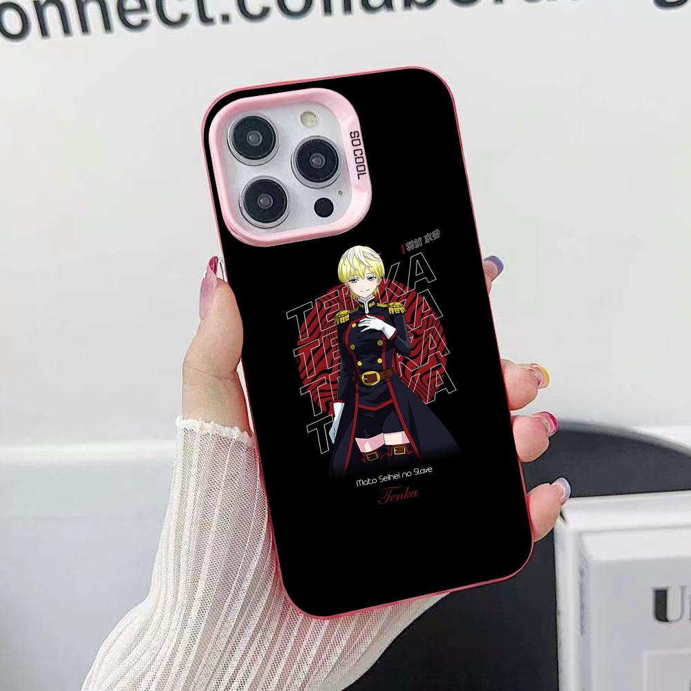 Mato seihei no slave Tenka Izumo Rosa Transluzente Handyhülle für iPhone 17 16 15 14 13 12 11 X XR XS Air Pro Max Plus