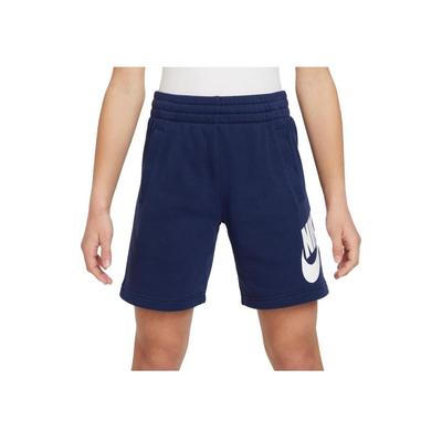 Sportswear Club Fleece Letter Logo Print Shorts Kids Shorts Dark-Blue FD2997-410