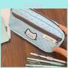 Pencil Case With Mesh Material For Students And School Supplies