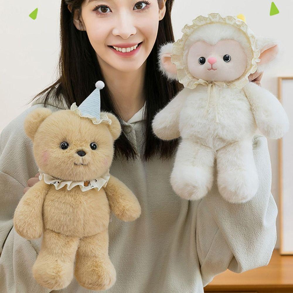 Stuffed Animals Elephant Plush Toys Throw Pillow Lamb Animals Doll Little Bear Plush Toy Kids Toy