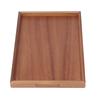 Bamboo Tea Serving Tray Multifunction Decorative Rectangle Bamboo Vanity Tray for Hotel Home Bathroom
