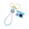 Camera Playful Panda Keychain With Lightup Sound Adorable Cartoon Style Gift