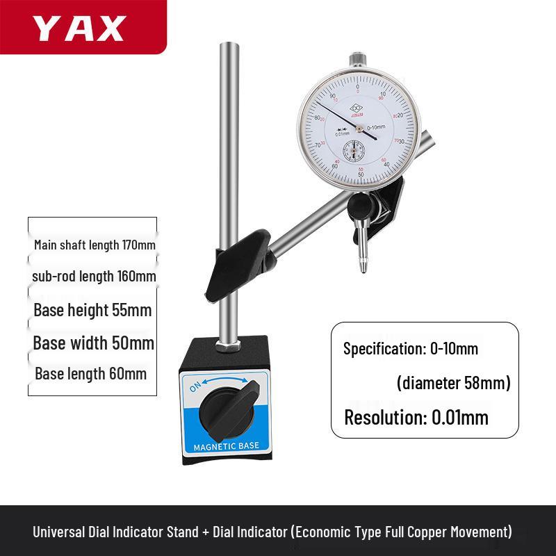 High Precision Dial Indicator Set with Magnetic Base and Lever Calibrator by Shangchen