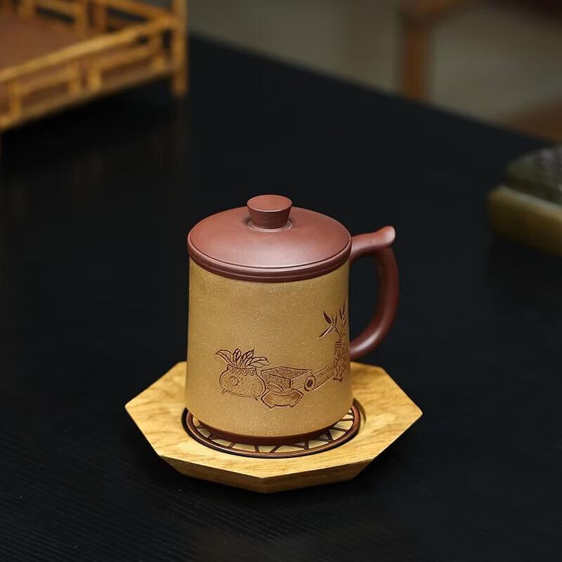 Wanchunhe Yixing Zisha Purple Clay Tea Cup with Infuser