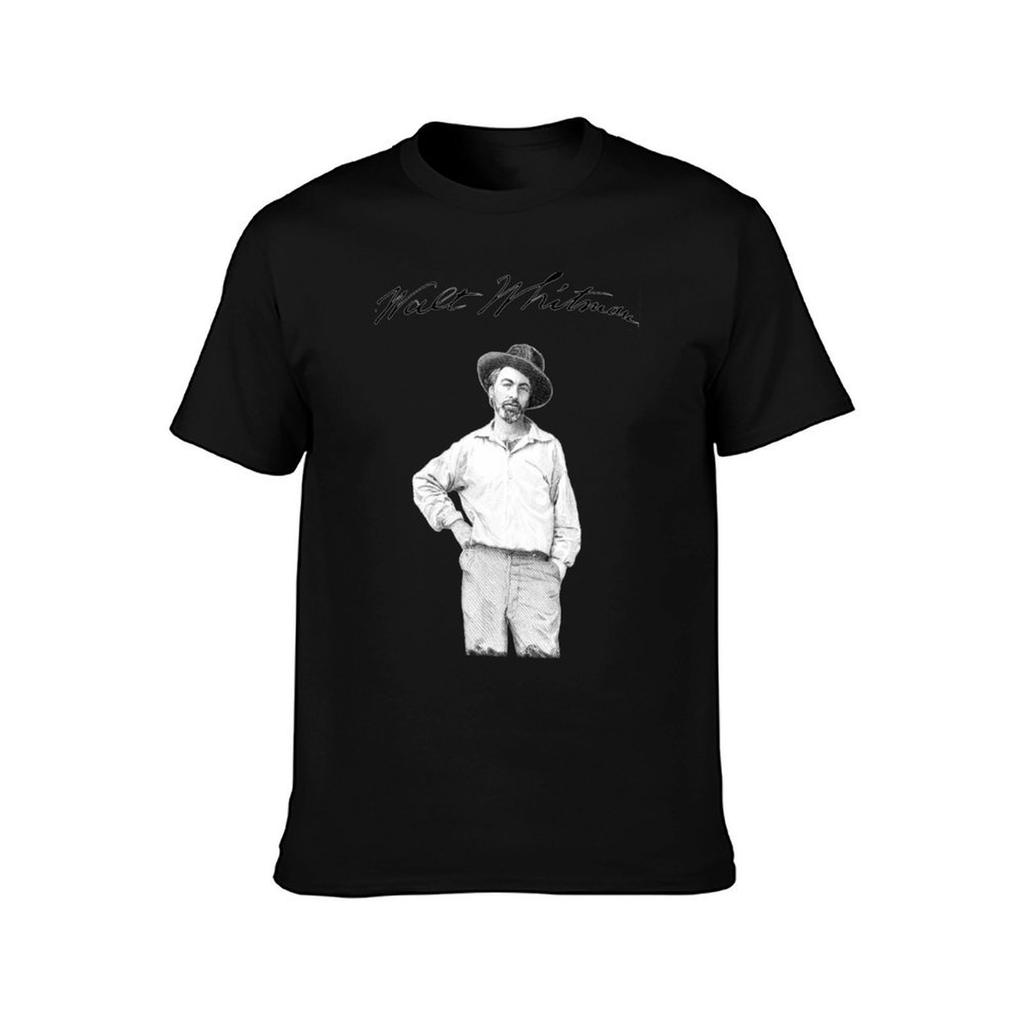 Walt Whitman T-Shirt Robuste Freizeit-Arbeits-T-Shirt
