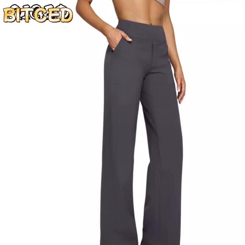 BITCED Pantaloni e capris con stampa tinta unita casual alla moda da donna