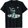 Baseball Neuheit Astronaut Männer Frauen Kinder Lustiges Baseball T-Shirt