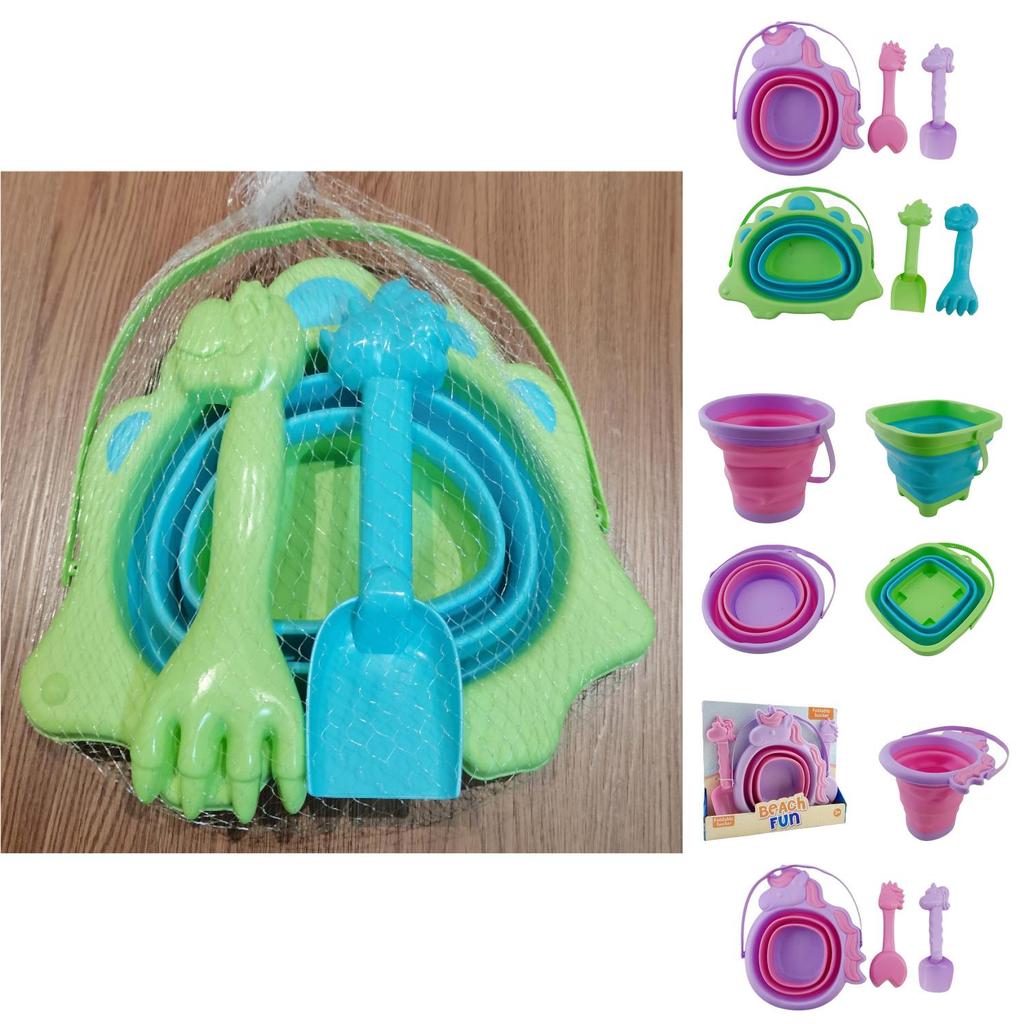 New Soft Silicone 2.5l Foldable Portable Water Bucket For Outdoor Play And Sand Fun