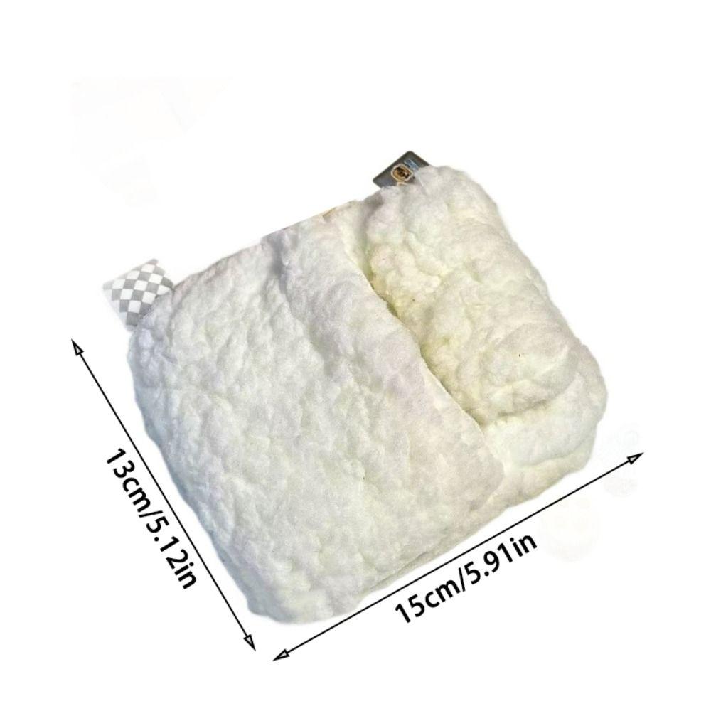 Cute 10cm Doll Cotton Blanket Plush Cartoon Bear Keychain DIY Doll Accessories Home Decoration Gift