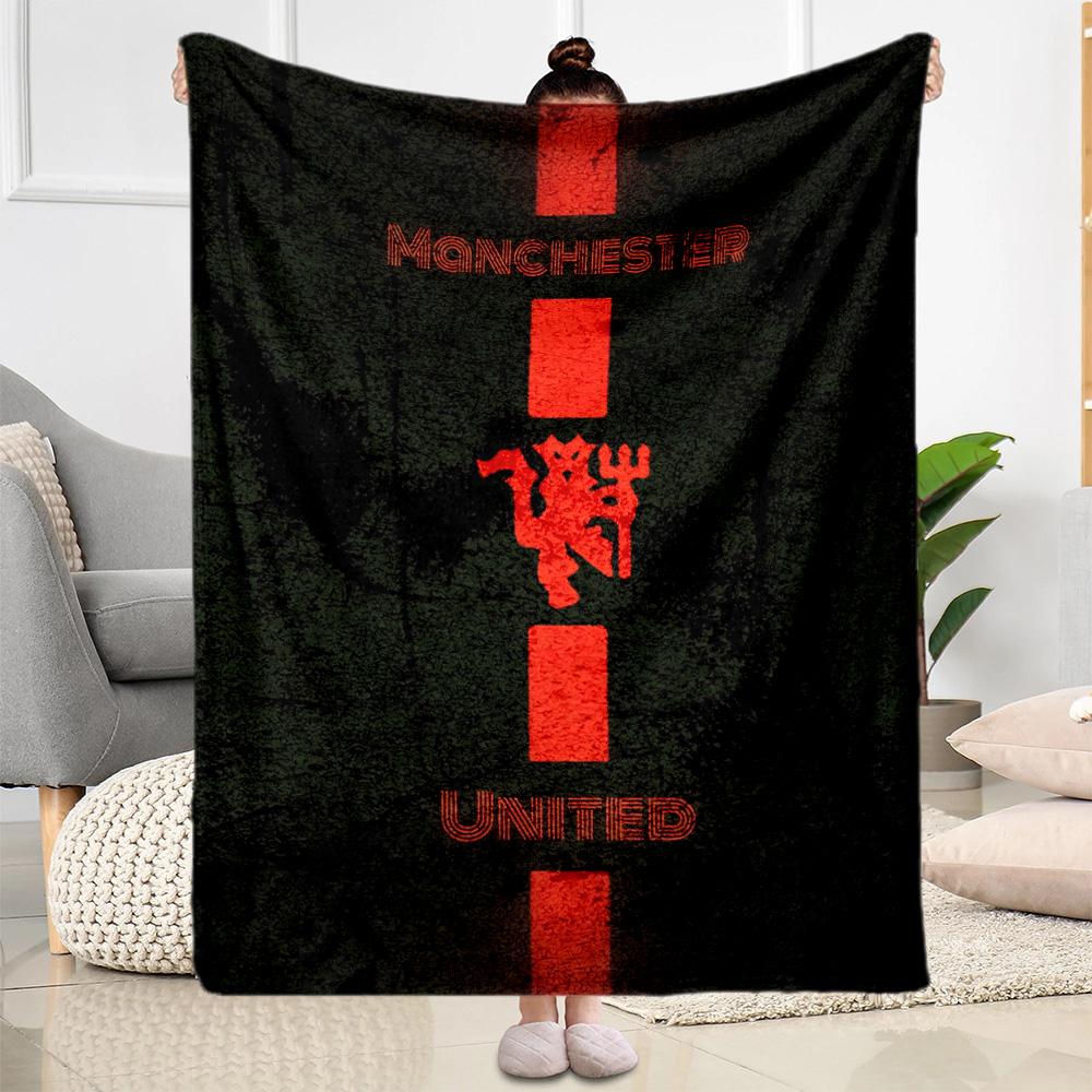 Manchester Blanket Soft Warm Cozy Perfect For Bed Picnics Sofa Four Seasons Universal Playful Design Perfect Gift For Relatives And Friends