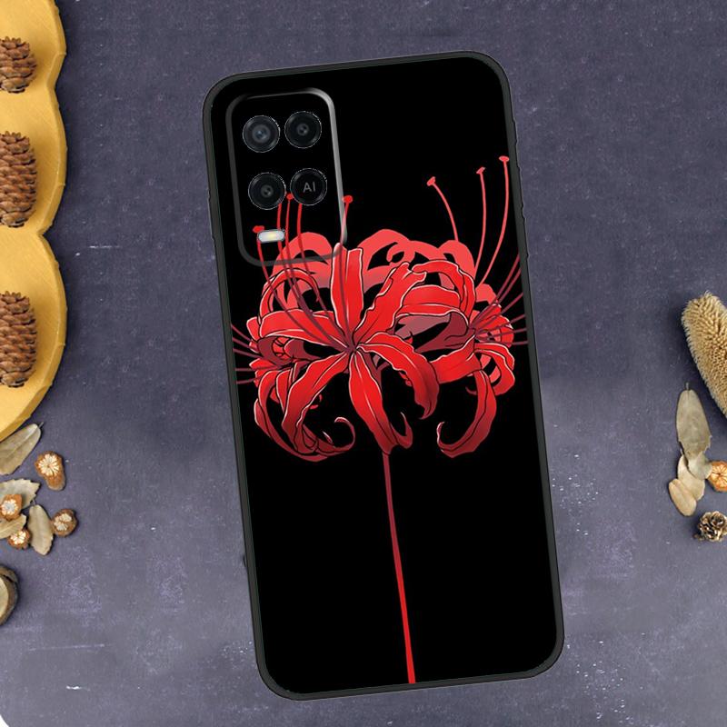 Lycoris radiata Phone Case For Oppo A40 A60 A80 A78 A98 A18 A38 A58 A74 A94 A54 A16 A76 A96 A15 A17 A77 A57S