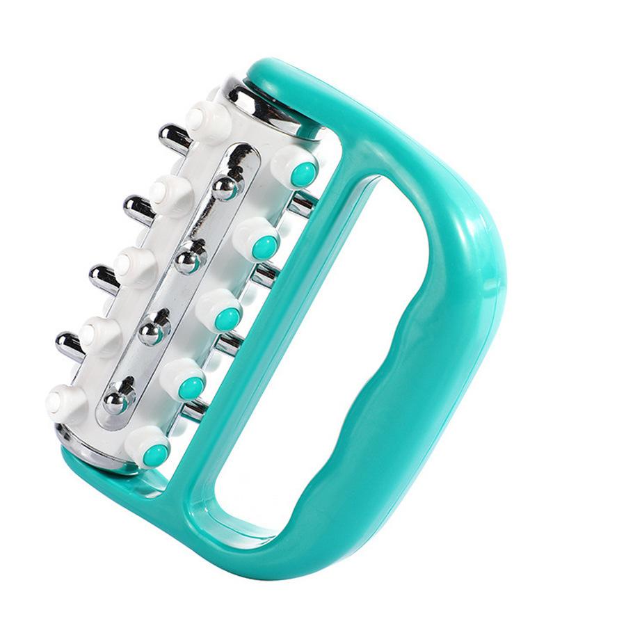 

1PC plastic hand-held full body rolling massager, massager, plastic roller home massager зелений