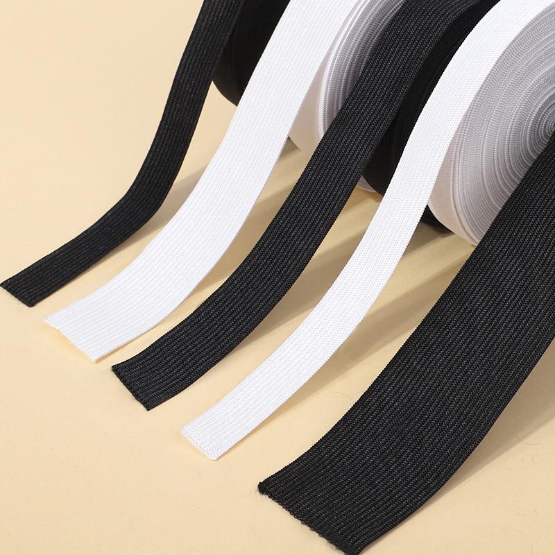 High Elasticity Knit Flat Elastic Band Stretch Strap 0.6-5cm Wide for Sewing DIY Garment Trousers Bags Accessories