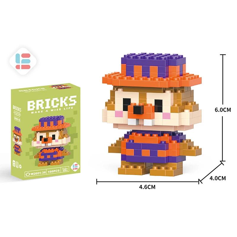 Stitch Building Blocks Anime Kawaii Cartoon mini Action Children's Figures Blocks Bricks Assemble DIY Toys Gift for Kids