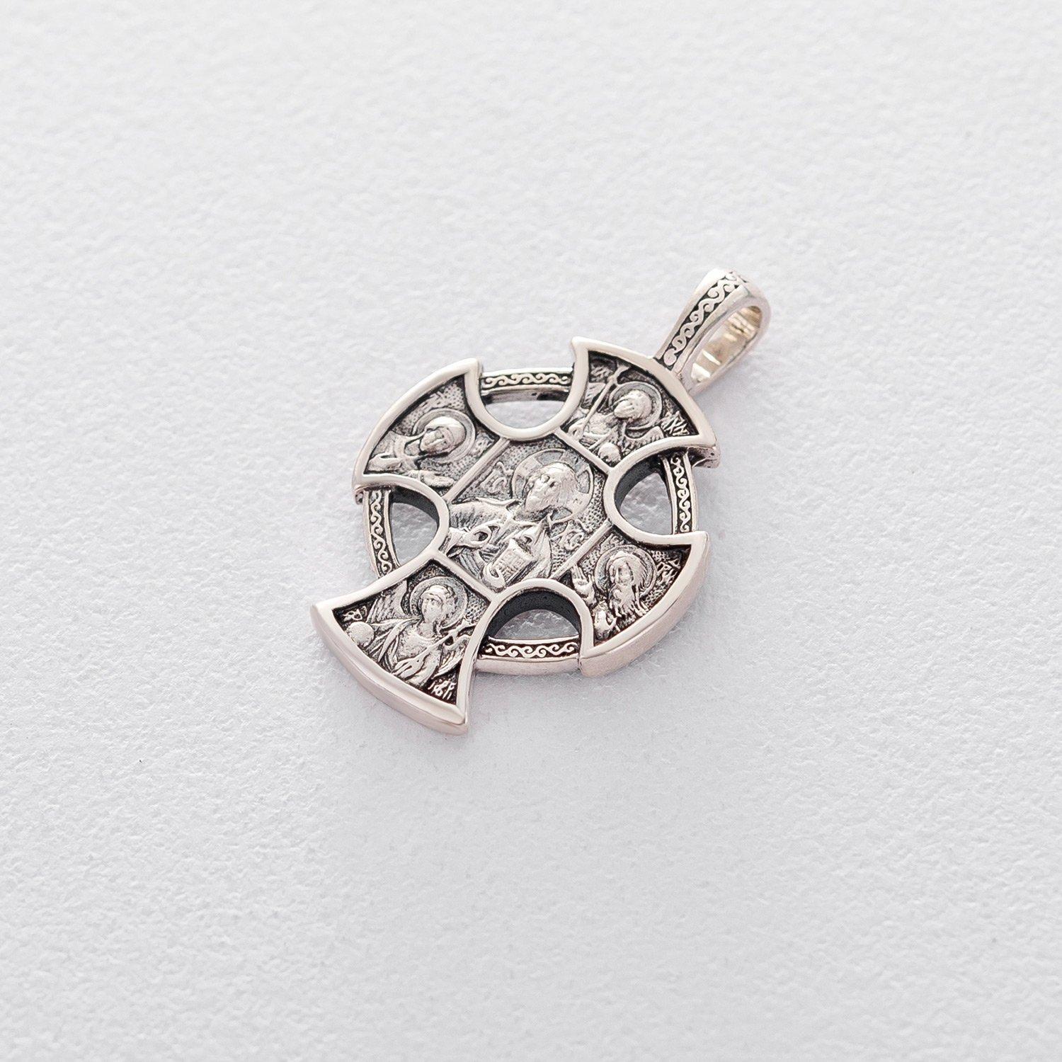 

Срібний православний хрест (чорніння) Oniks срібний