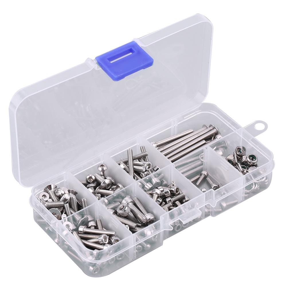 RC Screws Metal Stainless Steel Screws Kit for Traxxas Slash 4x4 Short Truck Car Parts