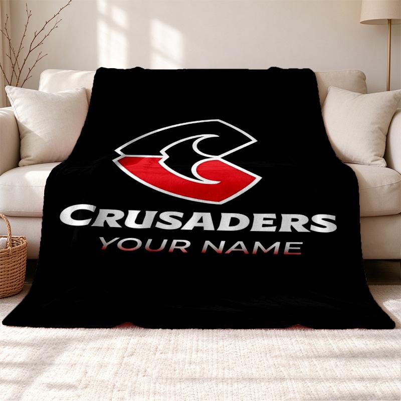 Rugby Union Customizable name outdoor blanket soft cozy and warm Multi-purpose office blanket outdoor camping and travel blanket all