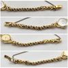 Used SEIKO Ladies Watch, 2 Ruby, New Battery, Gold Bracelet, Manufactured February 1996