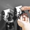 Stainless Steel Shower Gel Bottle Rack Shampoo Hanger Hooks Wall Mounted Universal Soap Dispenser Holders