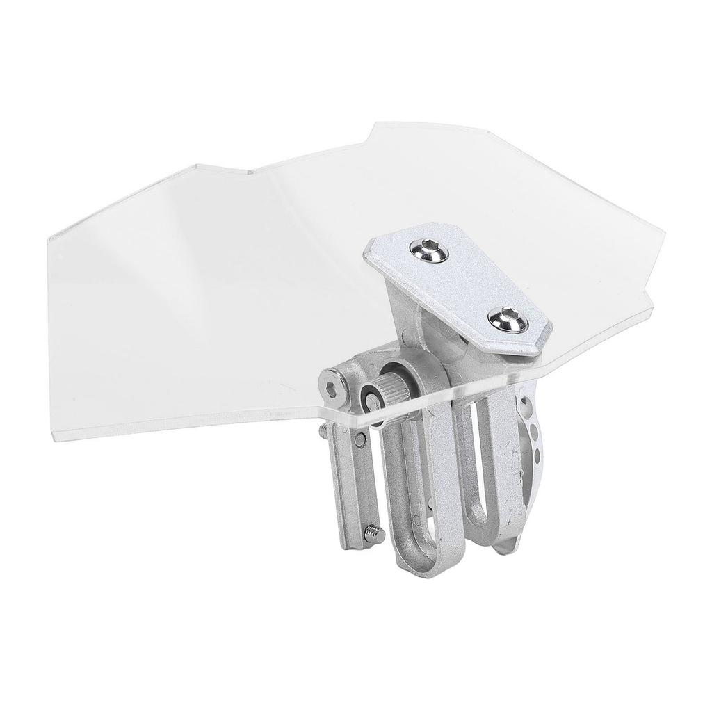 Motorcycle Windshield Acrylic Heightened Adjustable Clip On Wind Deflector Windscreen Extension for Motorbike