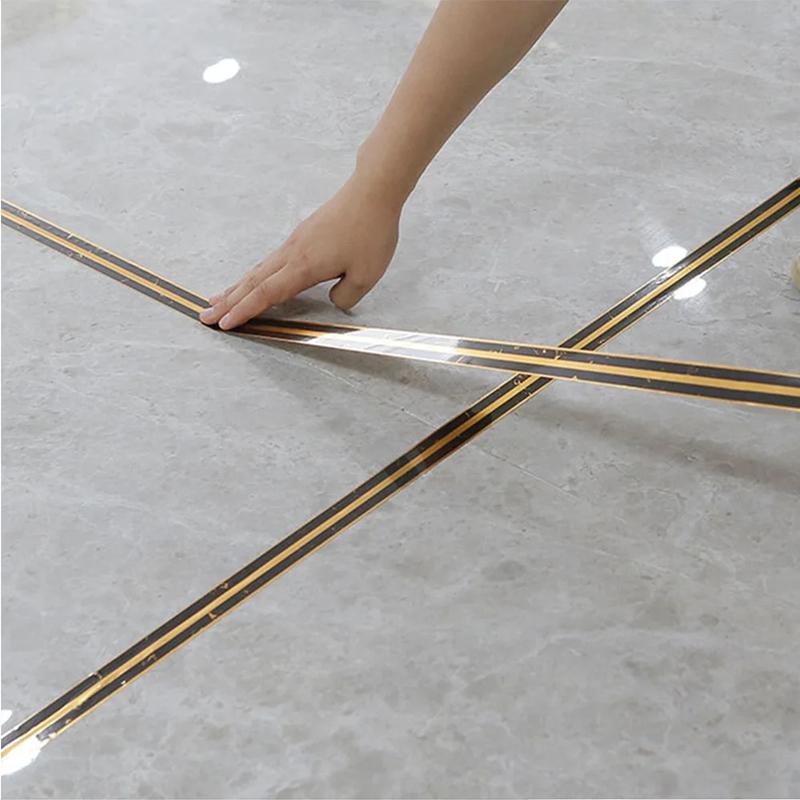 5M Self Adhesive Floor Tile Stickers Waterproof Wall Gap Sealing Tape Strip Floor Tile Beauty Seam Sticker Wall Decoration Decal