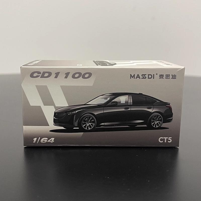 In Stock Masdi 1/64 Cadillac Ct5 Simulation Alloy Miniature Die Casting Integrated Car Model Customization Toy Ornament Gift