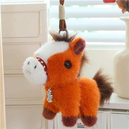 Cute Horse Pendant Plush Toy - Year Mascot Gift