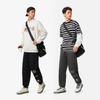 Li Ning Sports Lifestyle Series Casual Loose Fleece Logo Knitted Sweatpants Men Bottoms Graphite-Gray AKLU943-2
