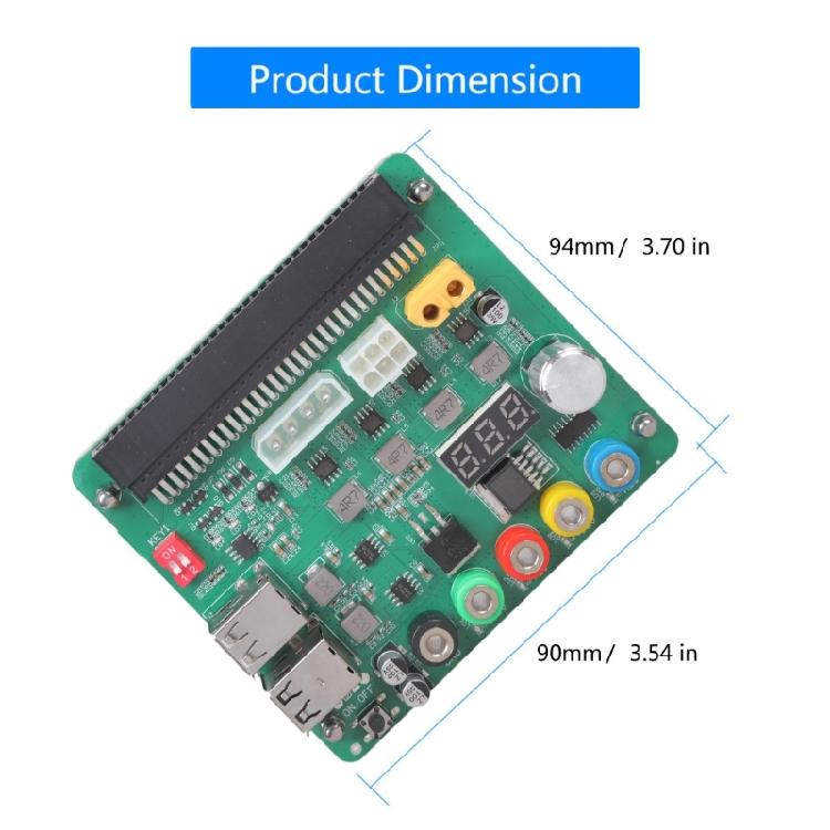 Netzteile Breakout Boards mit einstellbarem Spannungsregler 3,30V/5V/12V USB2.0 für D750ES1 750AB-2 05NF18
