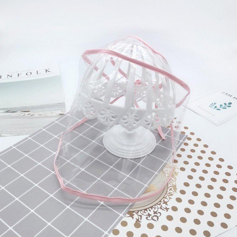 

Детская защитная кепка, противотуманная изолирующая маска, шляпа от солнца, щиток для лица, рыбацкая шапка, защита от брызг, уход за лицом розовый