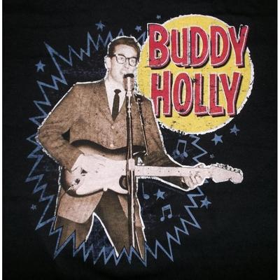 Vzácný! BUDDY HOLLY MUSIC Tričko Unisex Muži Ženy S až 5XL BL250 Unisex Tričko