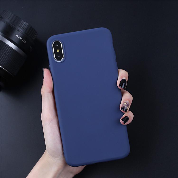 Luxus Matte Handyhülle für iPhone X XR XS max Hülle Für iphone 11 12 Pro Max 6 7 8 Plus SE 2020 Silikon Weiche Rückabdeckung Hüllen