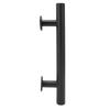 Black Barn Door Handle Double Side Sliding Door Round Concealed Pull for Cabinet Door